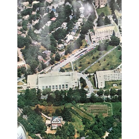 Vintage 1960's 70s Arial View Boston College Football Field ? Poster 17" x 22" - Picture 5 of 7